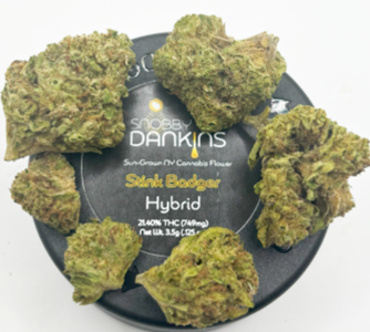 Snobby Dankins _ Flower _ Stink Badger _ 3.5g