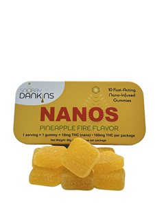 Snobby Dankins _ Gummies _ Pineapple Fire _ 10mg x 10ct